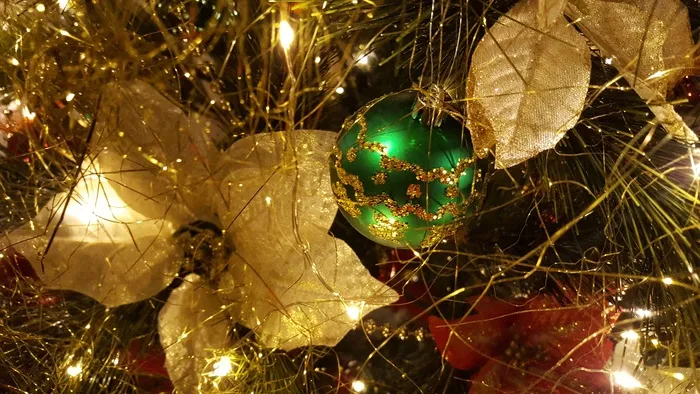 圣诞夜装饰品图片