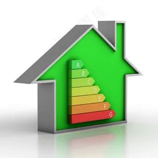 3D节能房屋模型图片