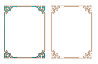 精美边框免扣素材
