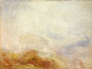 透纳抽象风景画作品素材