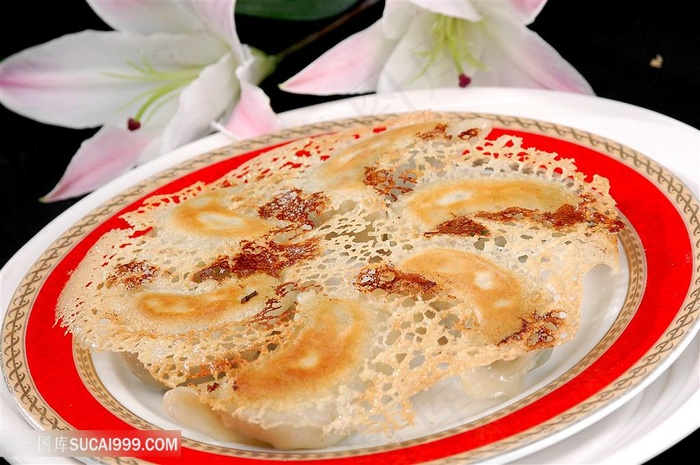 鸡汁煎饺的美食图片