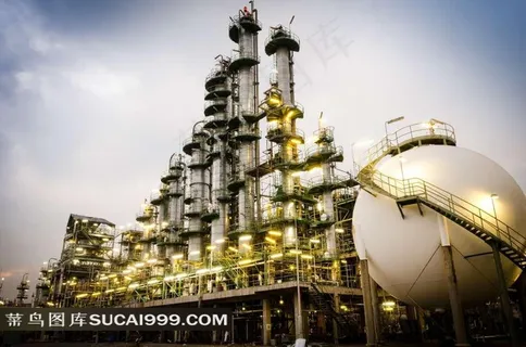 壮观的石油液化汽工业图片素材