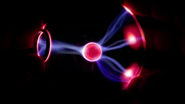 等离子, 电, 光, 移动, , 等离子灯, 实验