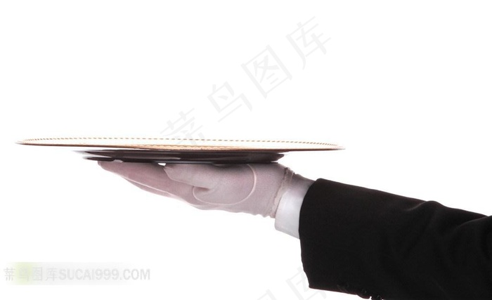 侍者托盘姿势美图