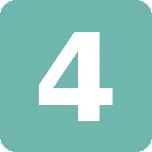数字 4 PNG免抠(560x560)