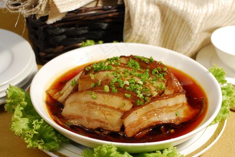  干豆角蒸五花肉