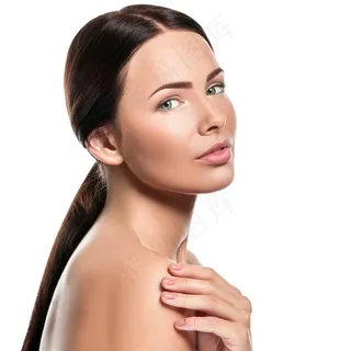 性感美女面部特写摄影