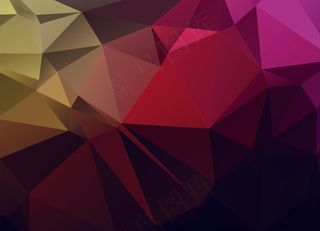 炫彩几何图形背景 几何艺术设计 多边形背景图片