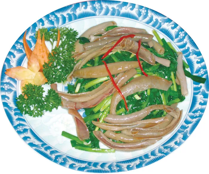 韭菜爆海肠28斤