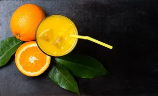 橙子果汁高清素材