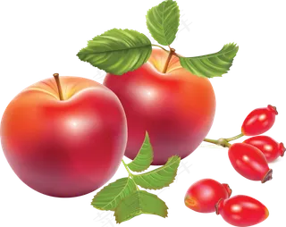 水果坚果鲜水果苹果免抠大苹果