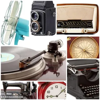 复古老式家用电器高清图片