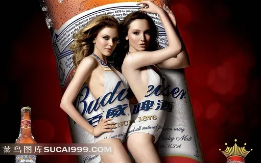 百威啤酒女郎广告性感美女