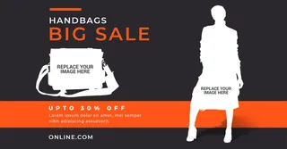 设计英文广告销售横幅素材