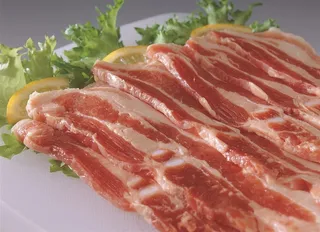 食材新鲜五花肉的诱惑美食素材