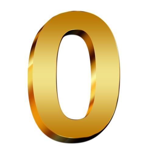 数字 0 PNG免抠(720x720)