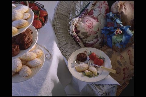 简约风唯美浪漫美食餐具桌面摄影素材 (222)