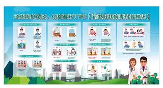 新冠病毒科普知识 防护误区图片