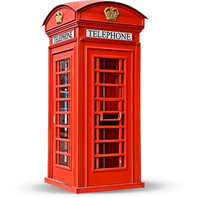 英国伦敦电话亭 PNG免抠(400x400)