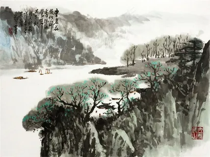 中国山水写意画 中国山水写意画