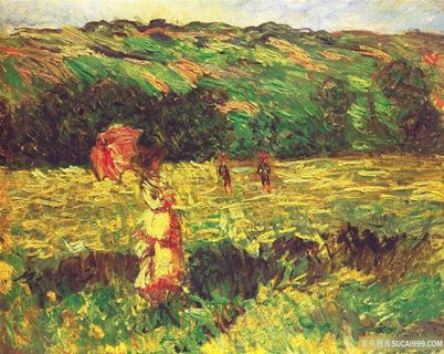 利梅兹附近的长廊风景画油画