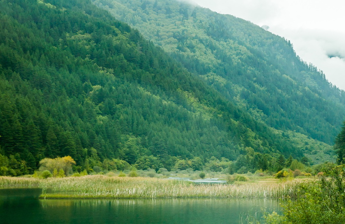 九沟寨山水风景图片