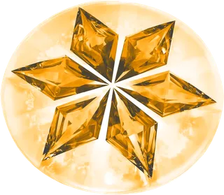 水晶盘免抠图橙