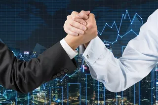 手势图片握手商务合作