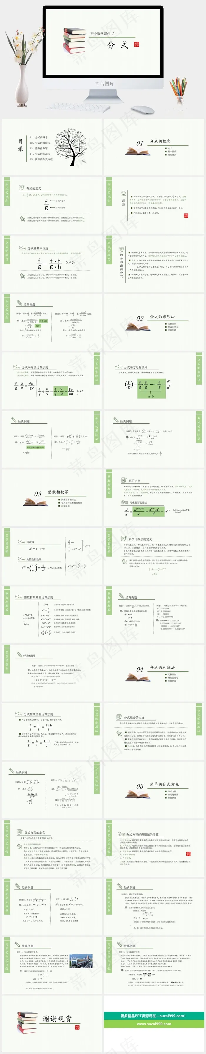 初中数学教学课件分式