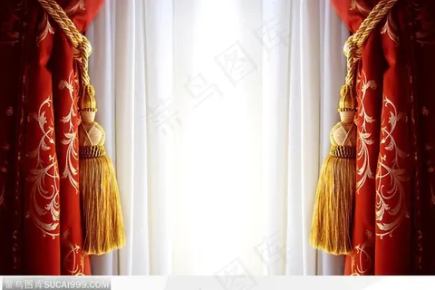 豪华窗帘和纱帘