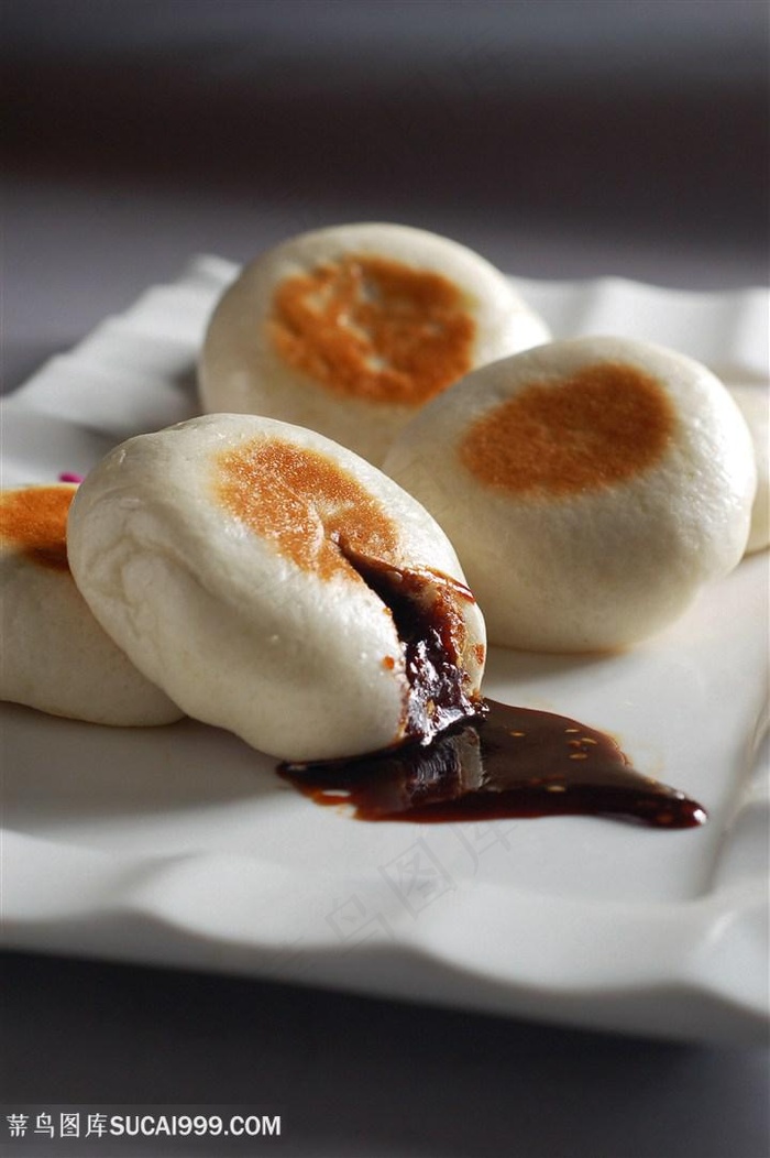 红糖锅盔的美食图片