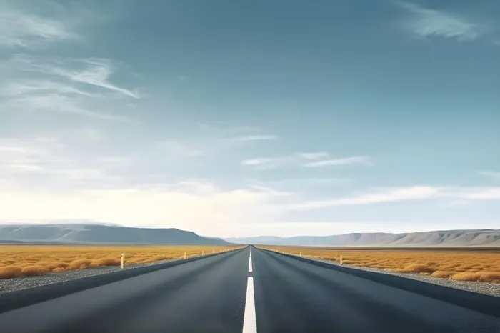 公路山脉简约摄影(3600x2400)