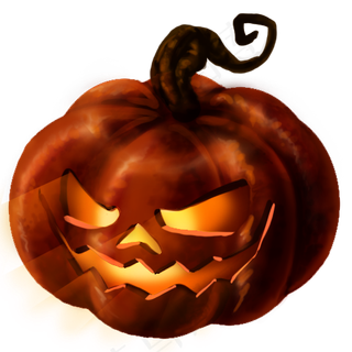 万圣节节日卡通素材南瓜南瓜灯