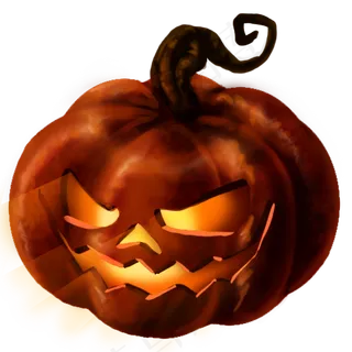 万圣节节日卡通素材南瓜南瓜灯