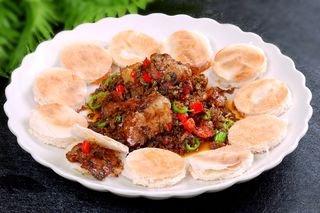 XCXC0537川--盐菜夹饼回锅肉