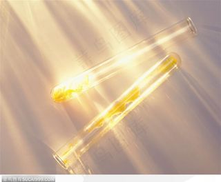 实验室设备-倒放的试管