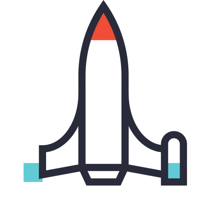 火箭简笔画图标