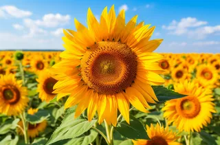 向日葵花海摄影图