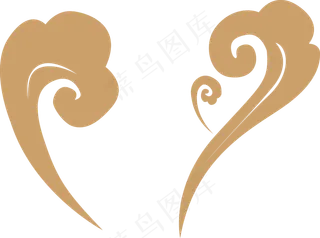 中式传统祥云中国风古典水纹吉祥图案免抠