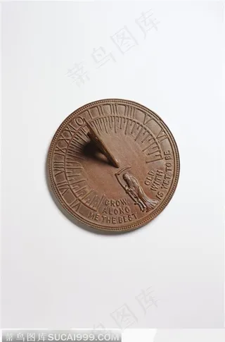 俯视下古老的时钟