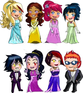 公主卡通素材人物