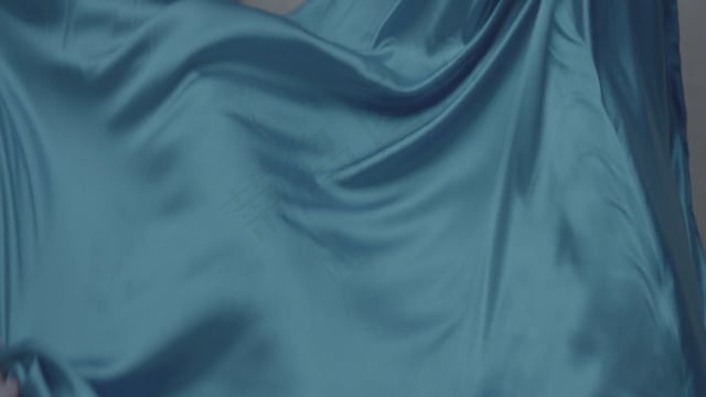 蓝色的, 波浪, 织物, 模仿, 背景, 变形的, 镜片