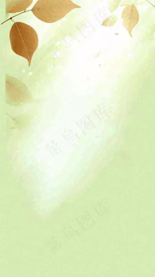 绿色清新阳光渐变背景，淡雅清爽