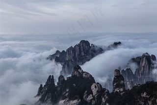 安徽黄山云海风景高清图