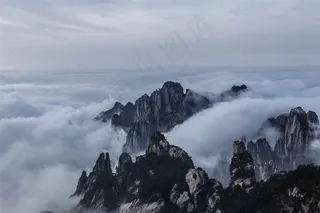 安徽黄山云海风景高清图