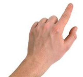 手指触摸 PNG免抠