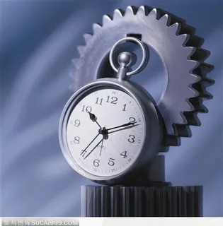 齿轮盘的怀表