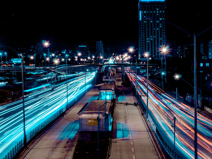 高清唯美城市夜景