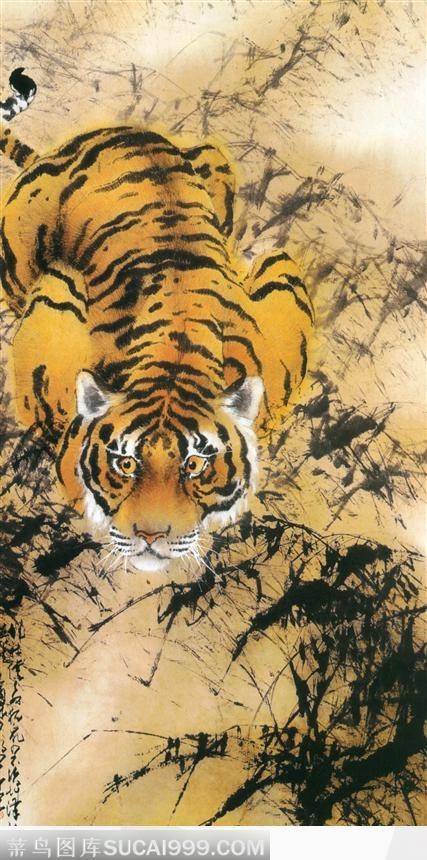 自有雄风藏草泽图