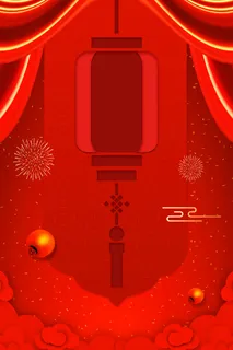 新年春节喜庆摄影楼背景图设计素材